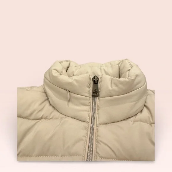 Lauren Ralph Lauren Puffer Jacket Beige - Picture 6 of 9